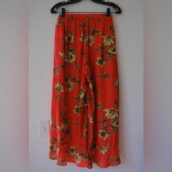 Ava & Aidan leaf print pants size small - Picture 2 of 4